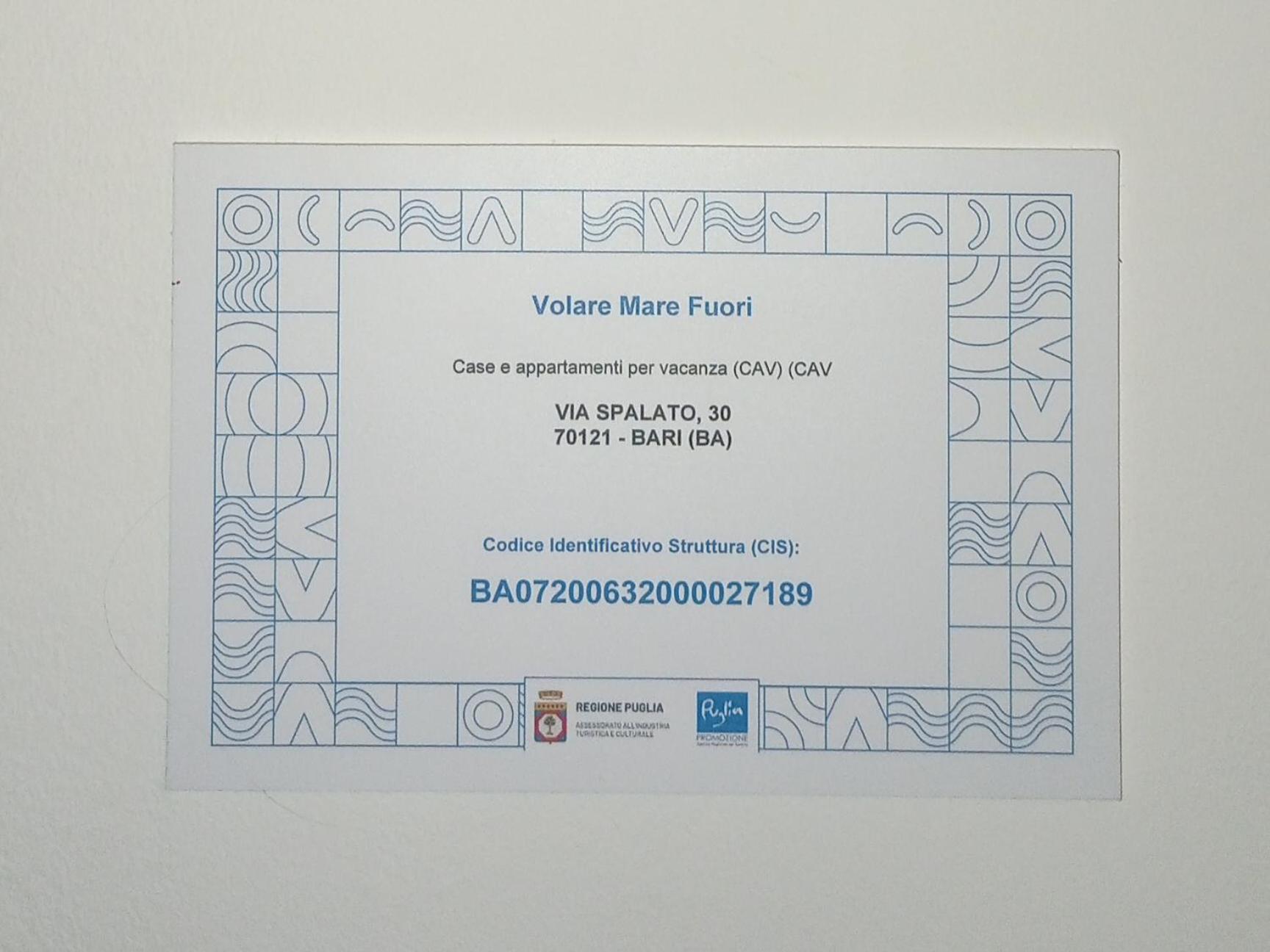 Casa Vacanze Volare Mare Fuori Bari Buitenkant foto